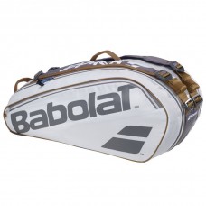 RAQUETEIRA BABOLAT PURE WIMBLEDON X6 - BRANCO/CINZA